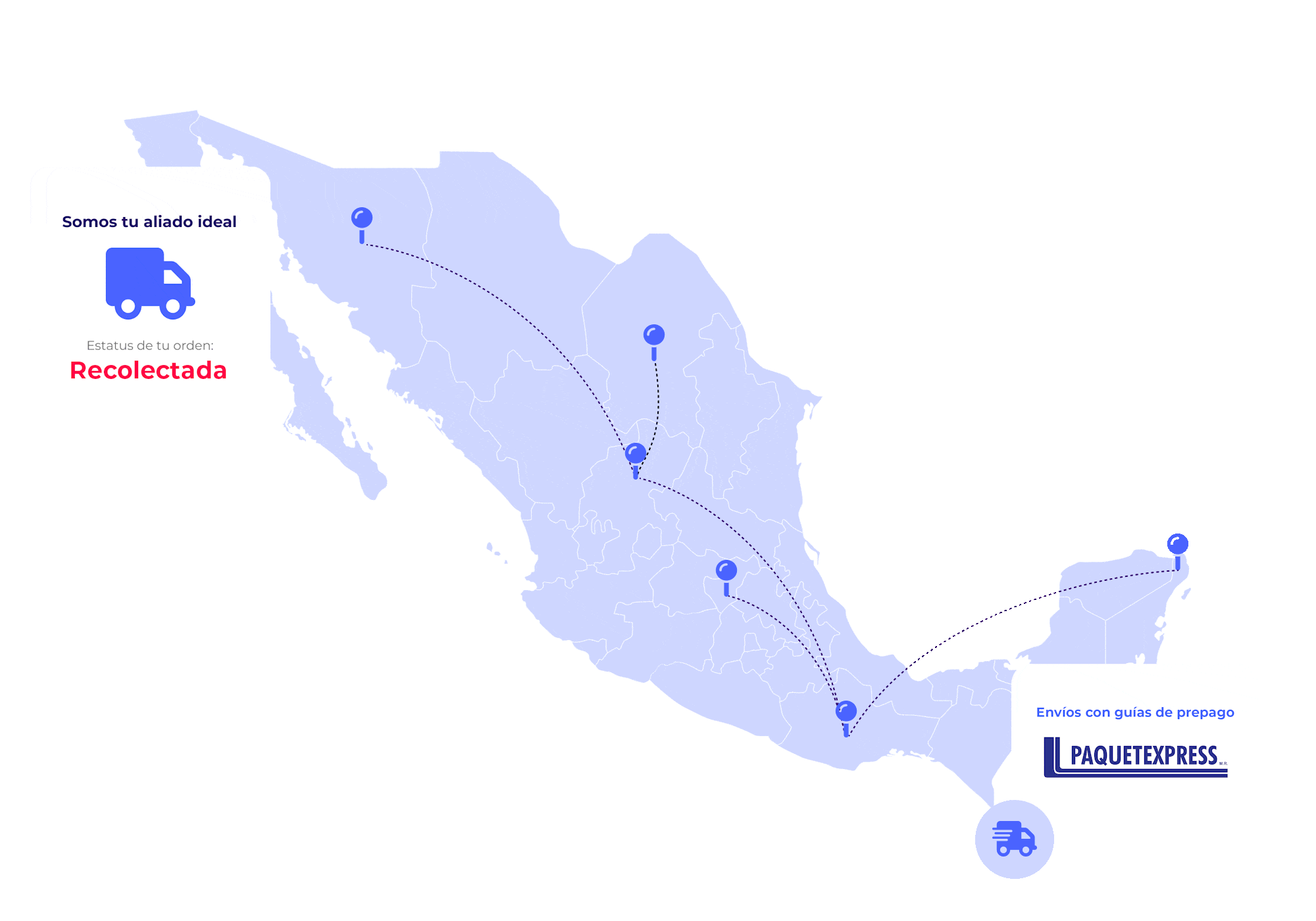 Envío de paquetes nacionales fácil y rápido