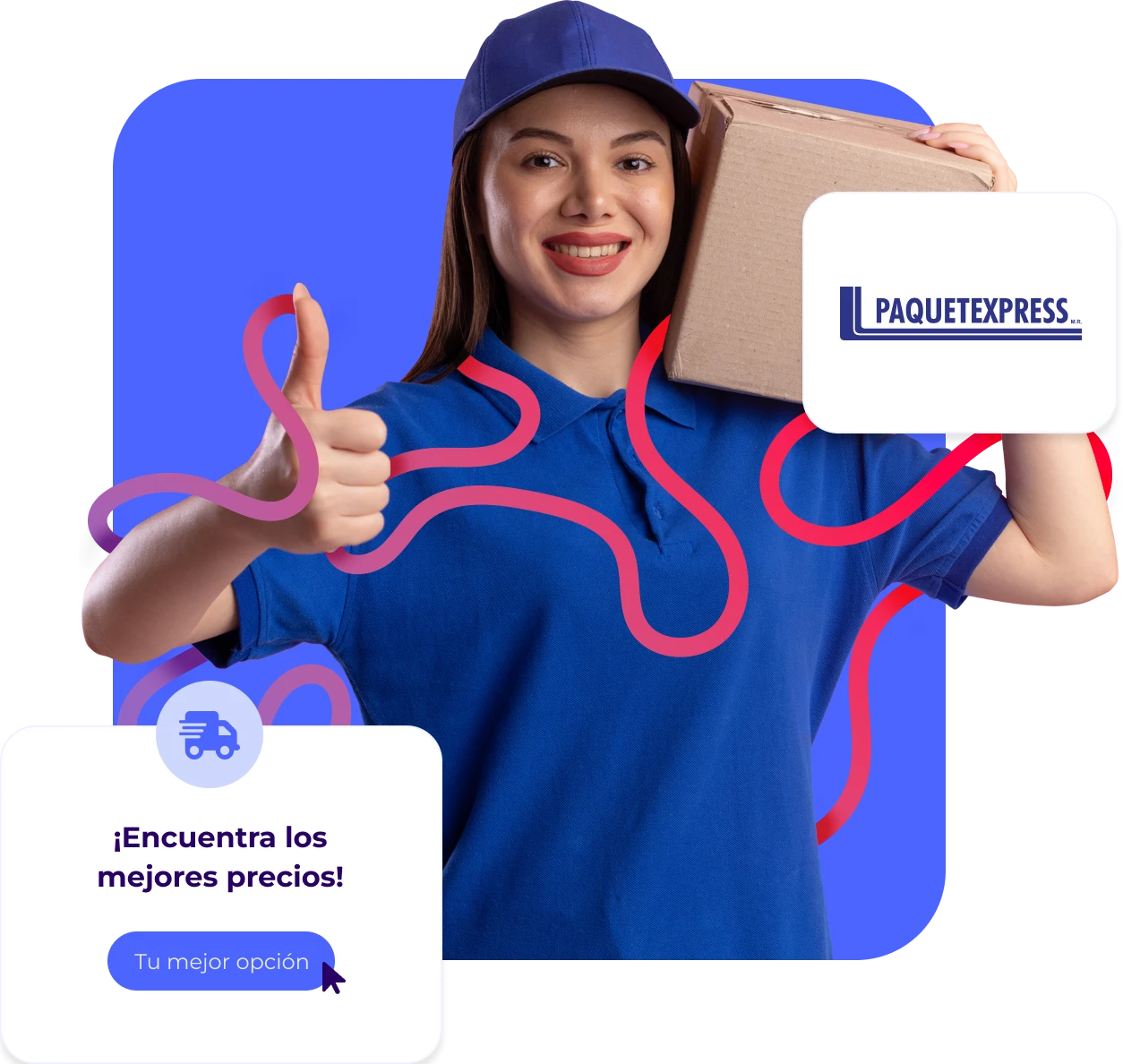 Envíos con <br>Paquetexpress desde